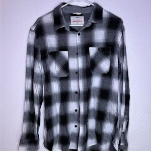 Urban Pipeline Black and White Plaid Casual Shirt